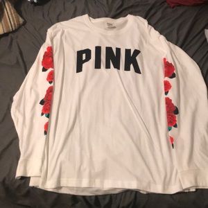 Victoria Secret PINK white long sleeve
